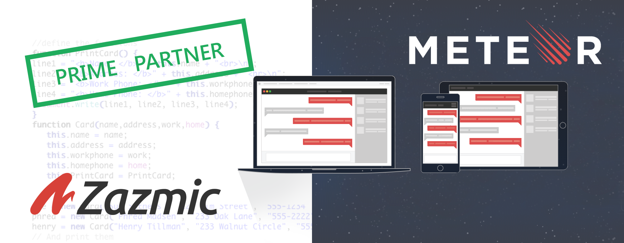 ZAZMIC IS NOW A METEOR PRIME PARTNER!
